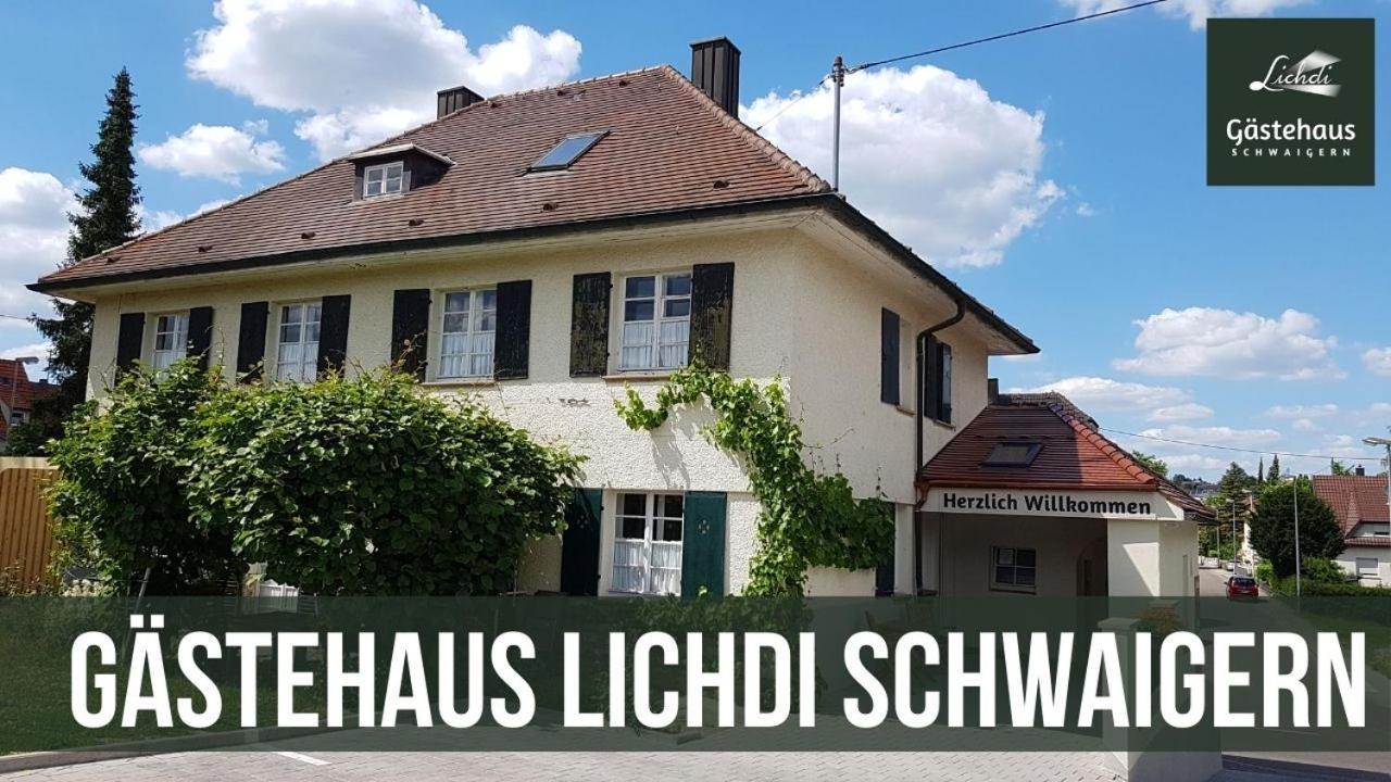 Schwaigern Gaestehaus Lichdi酒店 外观 照片